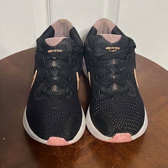 🔥 NIKE RENEW Women's Running Shoes Sz 6.5 - Black/Pink/Peach - Good Condition - Picture 4 of 13